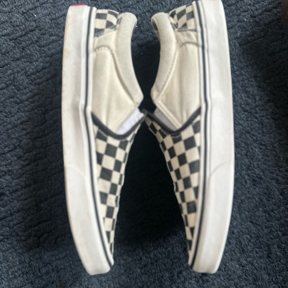 Vans Men’s No Tie Sneakers Black & White Checkers Size 9.5 - Picture 6 of 7